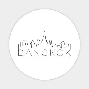 Bangkok Minimal Skyline Magnet